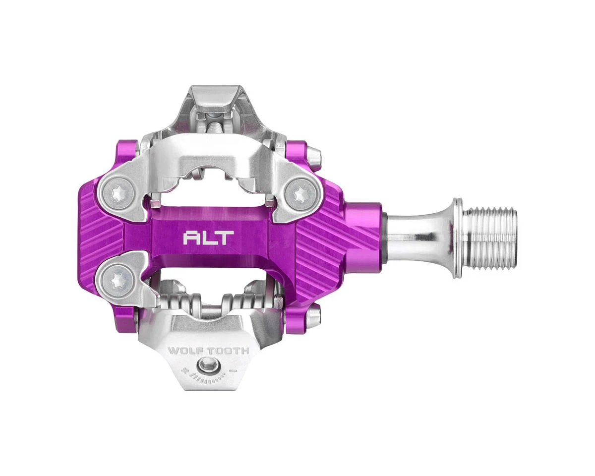 Wolf Tooth Components ALT XC Clipless Pedals (Ultraviolet Purple) (Shimano SPD) - view 2